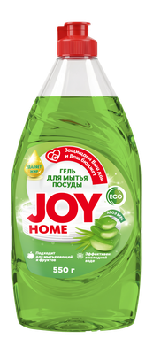 Гель для мытья посуды Алоэ Вера JOY HOME, 550 мл