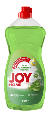 Гель для мытья посуды Алоэ вера JOY HOME, 800 мл
